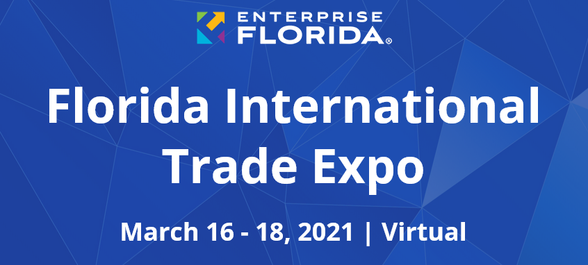 Voor bedrijven die willen gaan exporteren naar de VS organiseren wij de virtuele Florida International Trade Expo 2021